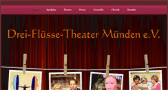 Desktop Screenshot of drei-fluesse-theater.de