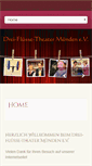 Mobile Screenshot of drei-fluesse-theater.de